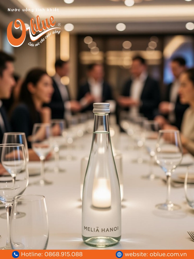 Nâng tầm sự kiện với nước thủy tinh O-Blue cao cấp