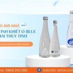Nước tinh khiết O-Blue chai thủy tinh