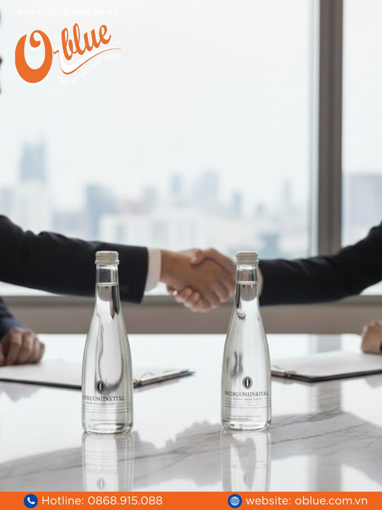 Nước uống thương hiệu riêng cho doanh nghiệp